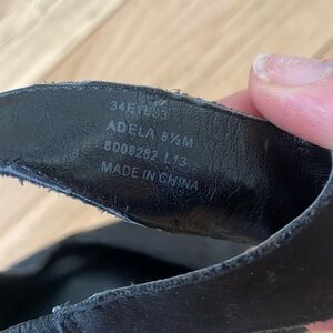 Calvin Klein Adela leather suede stretch stilettos